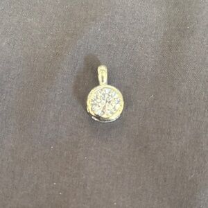 Elegant Gold and Silver Pendant